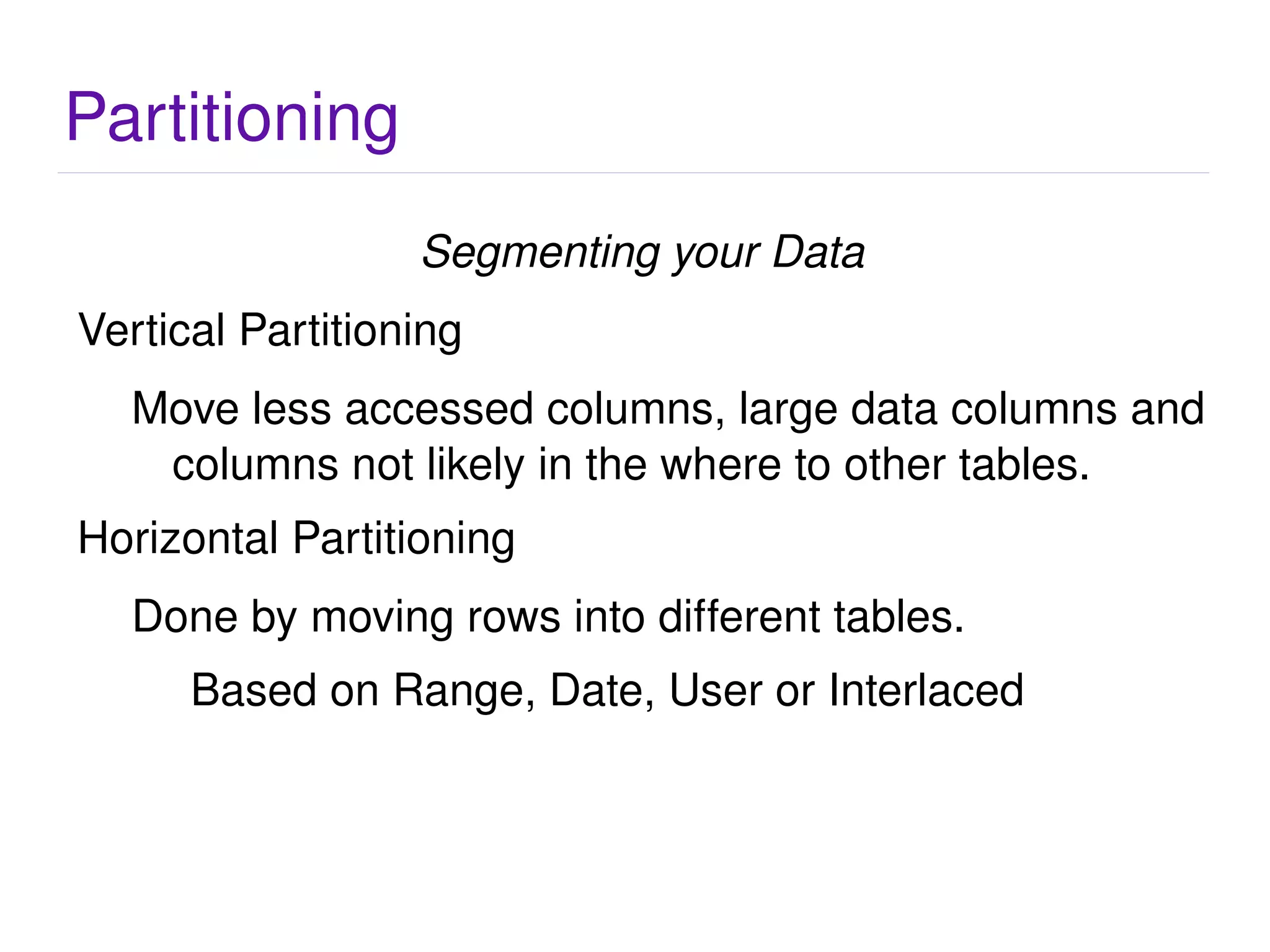 User Generated content on NFS mount or served from the cloud or a CDN. Sessions All web servers need access to our sessions. 