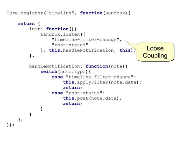 Scalable JavaScript Application Architecture | PPT