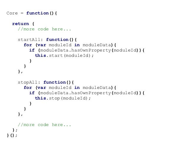 Scalable JavaScript Application Architecture 2012