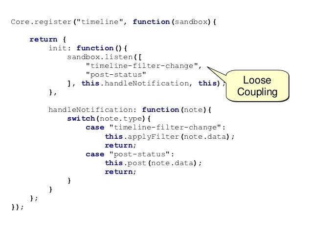 Scalable JavaScript Application Architecture 2012