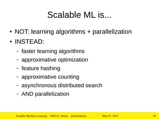 Scalable Machine Learning | PDF