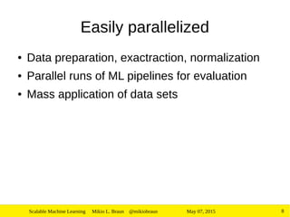 Scalable Machine Learning | PDF