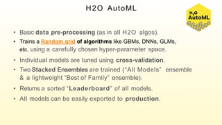Scalable Automatic Machine Learning with H2O | PDF