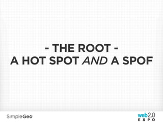 - THE ROOT -
A HOT SPOT AND A SPOF
 