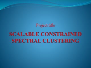 Project title
 