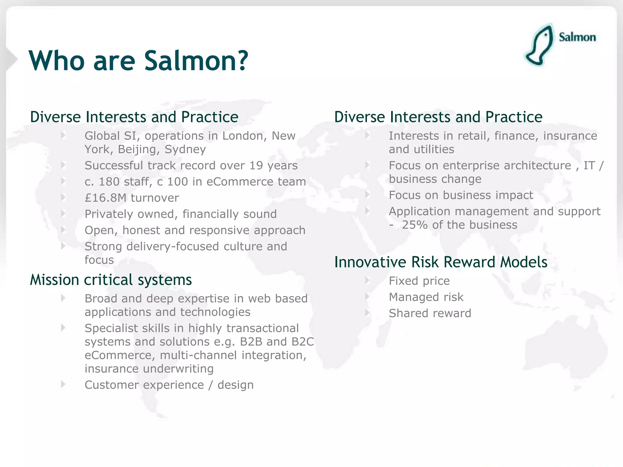 Scalable eCommerce Solutions: Salmon