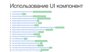 Использование UI компонент
52
 