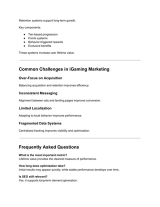 top igaming seo agencies