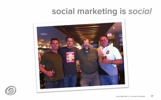 ©2012 @MIKETRAP, LLC. ALL RIGHTS RESERVED.
social marketing is social
28
 