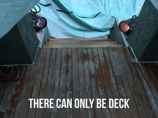 THERE CAN ONLY BE DECK 
 