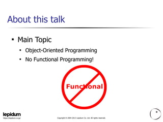 Scala as "Better Java" from object-oriented viewpoint | PPT