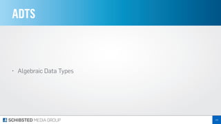 ADTS
• Algebraic Data Types
145
 