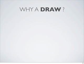 WHY A DRAW ?




               14
 
