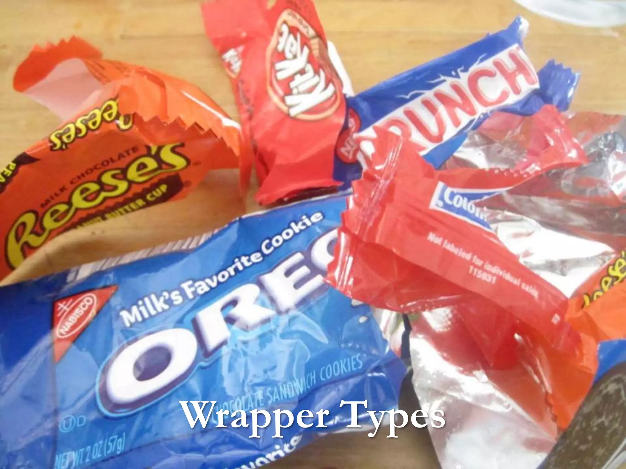 Wrappers
Wrapper Types
 