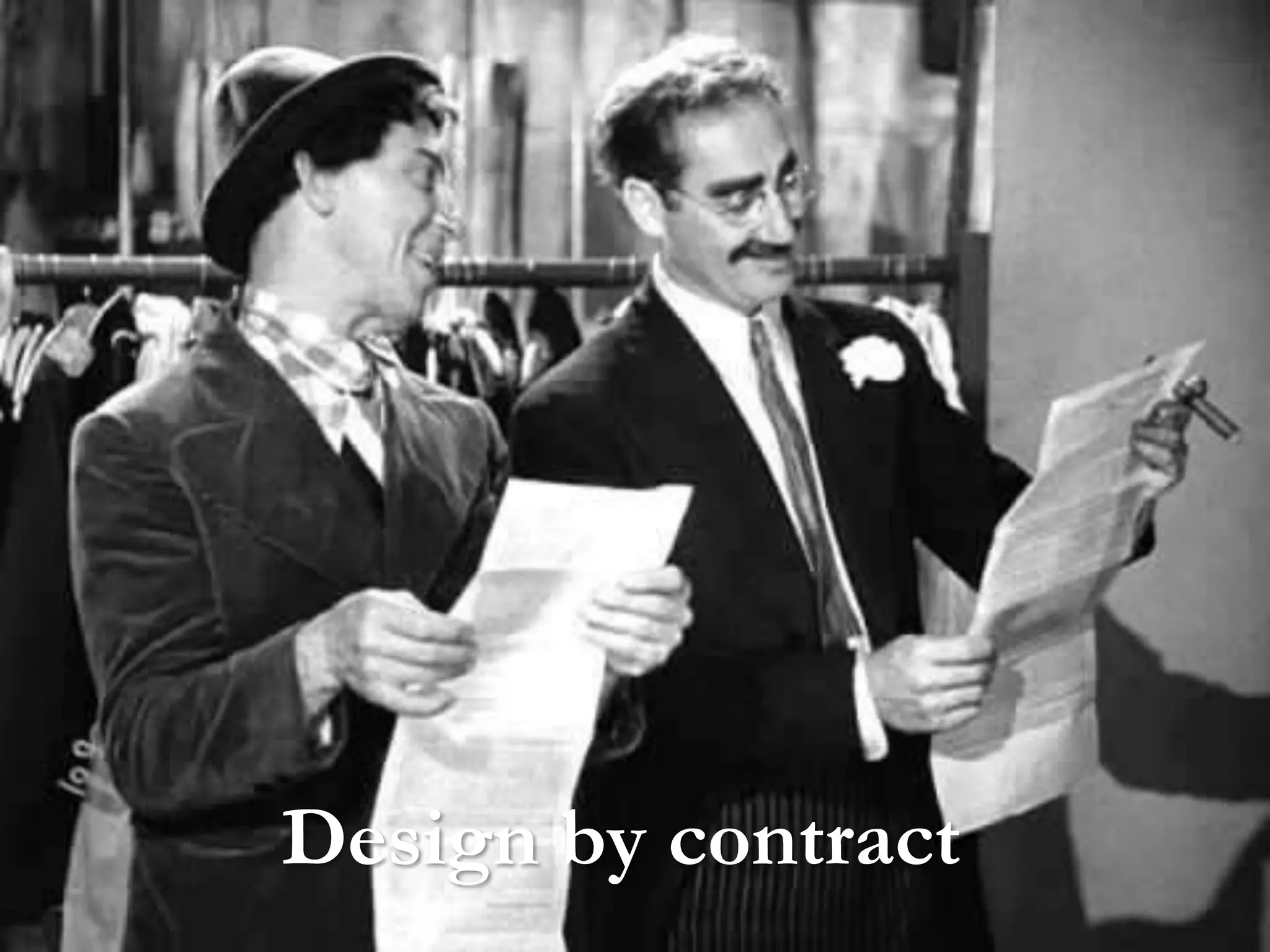 Design by contract
 