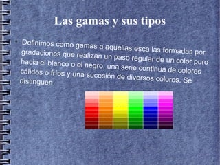 Escala del color y gamas . | ODP