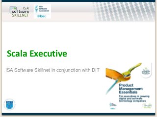 Scala Executive 
ISA Software Skillnet in conjunction with DIT 
 