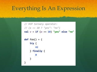 Everything Is An Expression
 