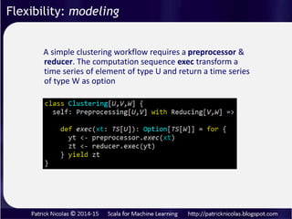 Implementation of Preprocessing module
Flexibility: modeling
 