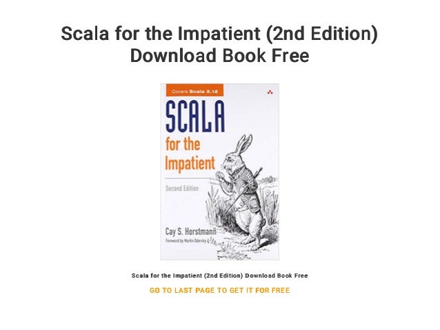 scala for the impatient 2nd edition pdf download