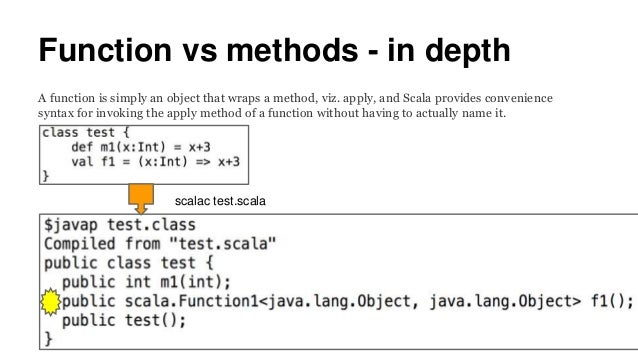 Scala functions