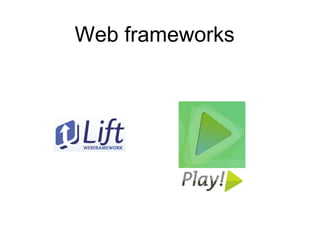 Web frameworks 