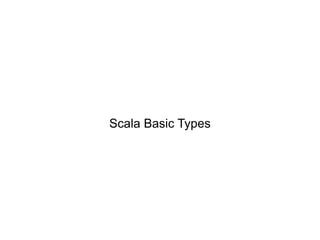 Scala Basic Types

 