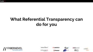 What Referential Transparency can
do for you