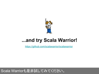 Scala Warrior and type-safe front-end development with Scala.js