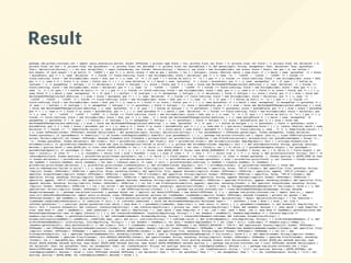 Result
 