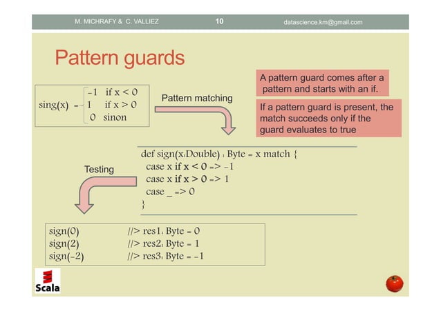 Scala: Pattern matching, Concepts and Implementations | PDF