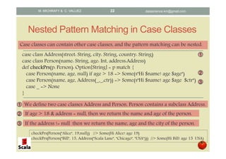 Scala: Pattern matching, Concepts and Implementations | PPT