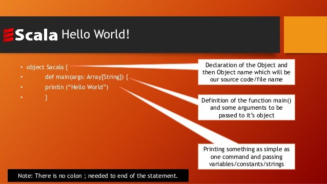 Introduction to Scala language