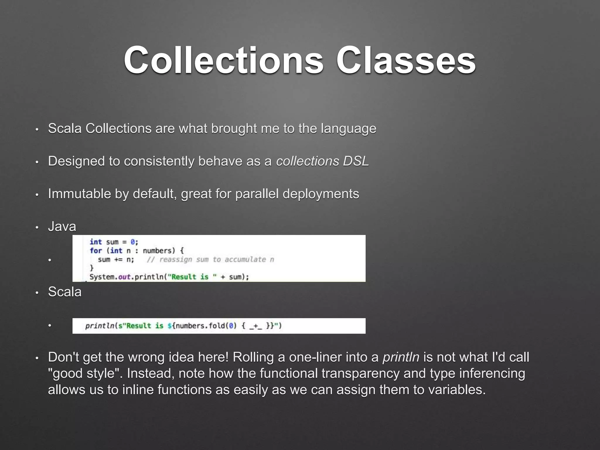 Standard Example
• Java "Bean" 
 
 
 
 
 
 
 
 
