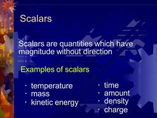 Scalar and Vector pdf.pdffxdgfghfgdrfggh | PPT
