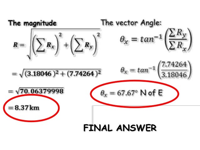 Scalar and vector quantities