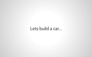 Lets build a car...

 