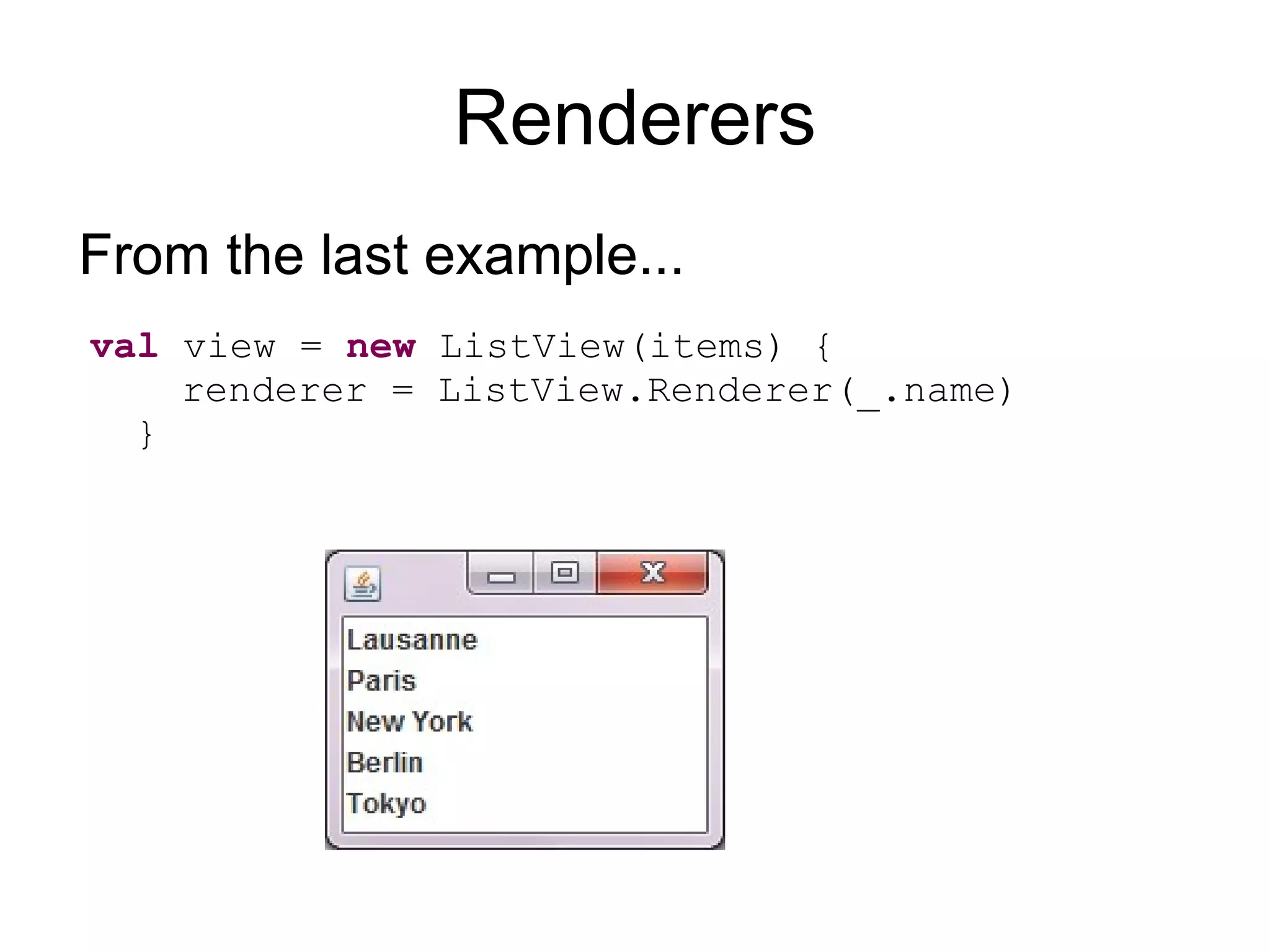 Introducing Scala Swing Thin wrapper framework 