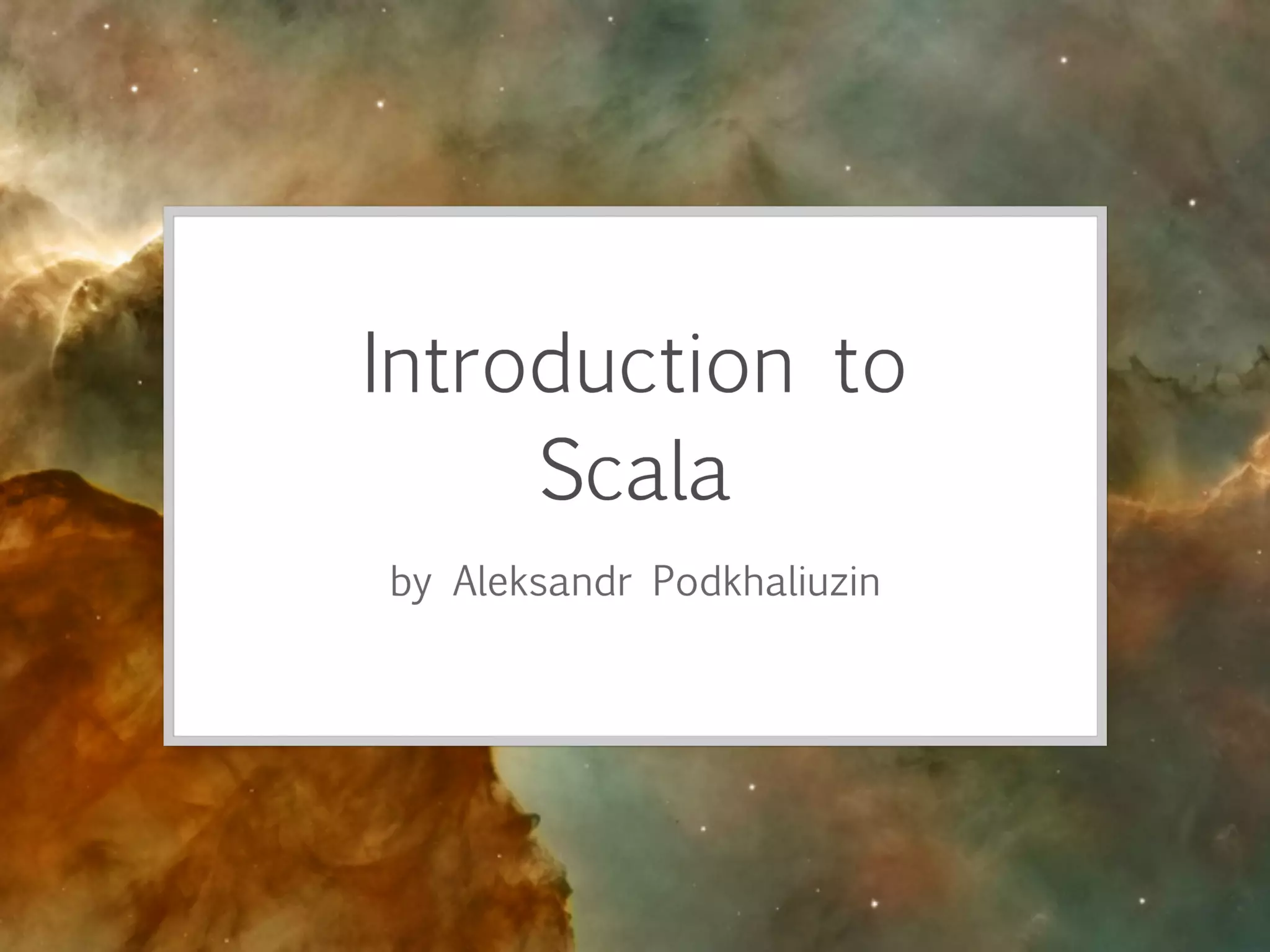 Scala training