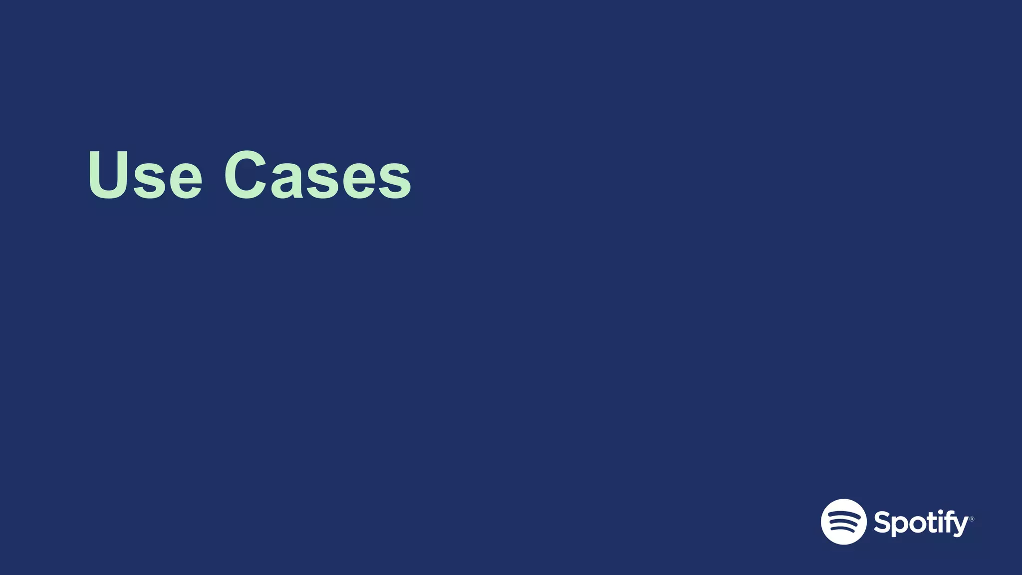 Use Cases
 