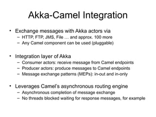 System Integration with Akka and Apache Camel