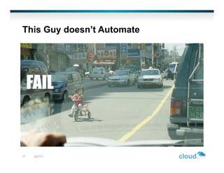 This Guy doesn’t Automate




17   2/27/11
 