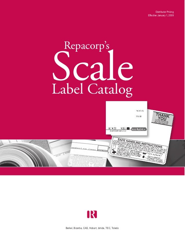 REPACORP Scale Labels Catalog