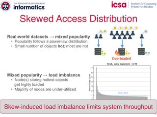 Skewed Access Distribution
9
Real-world datasets → mixed popularity
• Popularity follows a power-law distribution
• Small ...