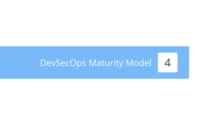 DevSecOps Maturity Model 4
 