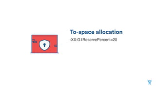 To-space allocation
-XX:G1ReservePercent=20
 