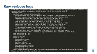 Raw verbose logs
 