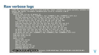 Raw verbose logs
 