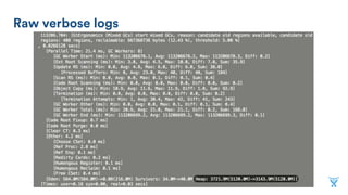Raw verbose logs
 