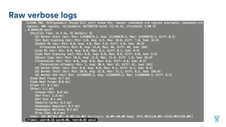 Raw verbose logs
 